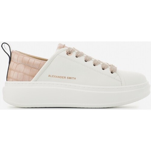 Scarpe Donna Sneakers Alexander Smith ECO-WEMBLEY WOMAN WHITE ROSE Bianco