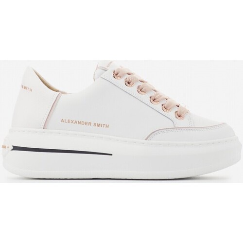 Scarpe Donna Sneakers Alexander Smith LANCASTER WOMAN WHITE ROSE Bianco