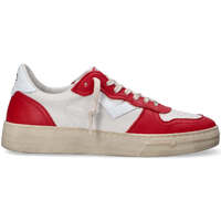 Scarpe Uomo Sneakers basse 4B12 sneaker Hyper bianco rosso Bianco