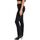 Abbigliamento Donna Pantaloni Calvin Klein Jeans WAIST CHAIN SLIM STRAIGHT PANT Nero
