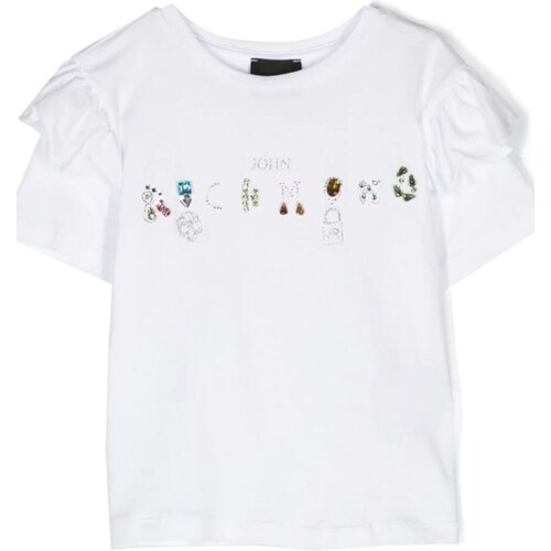 Abbigliamento Bambina T-shirt maniche corte John Richmond RGP24097TS Bianco