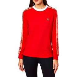 Abbigliamento Donna T-shirts a maniche lunghe adidas Originals ED7498 Rosso