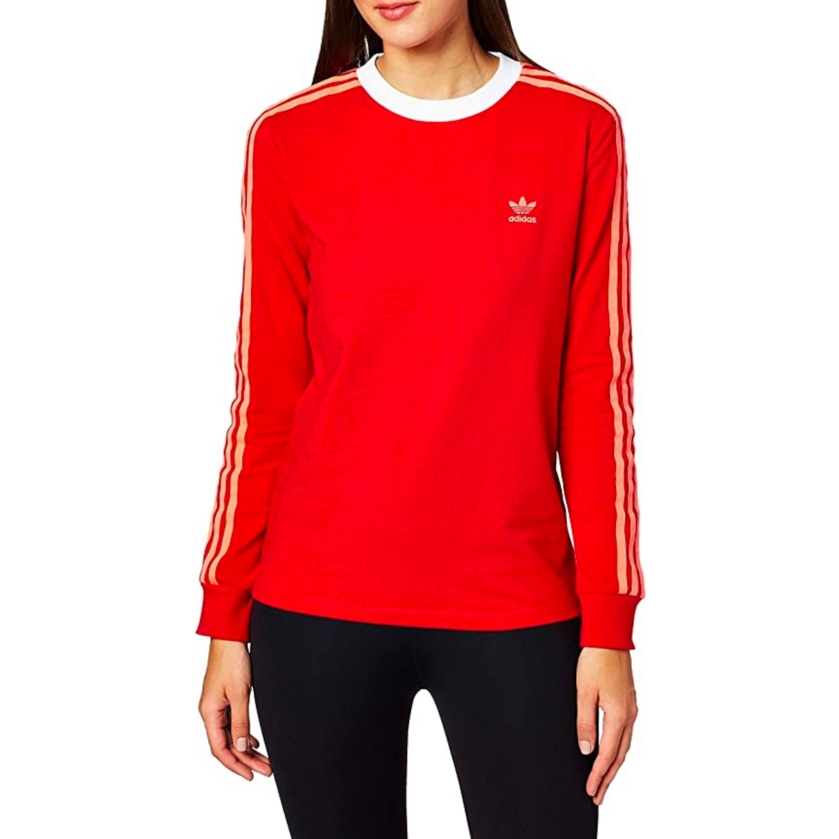 Abbigliamento Donna T-shirts a maniche lunghe adidas Originals ED7498 Rosso