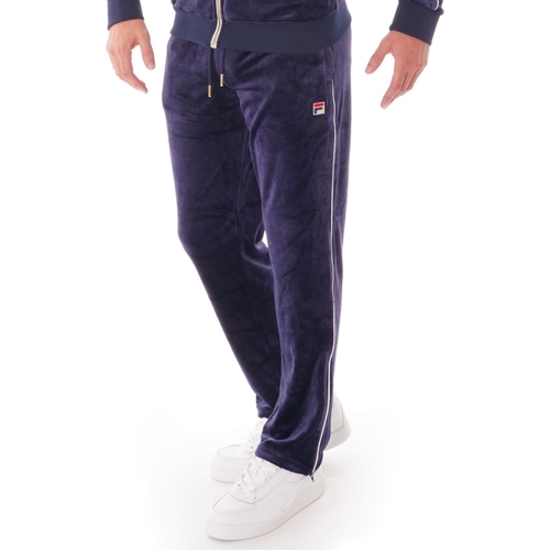 Abbigliamento Uomo Pantaloni 5 tasche Fila LM1831AG Blu
