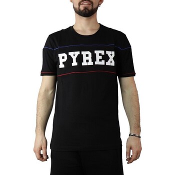 Abbigliamento Uomo T-shirt maniche corte Pyrex 40798 Nero