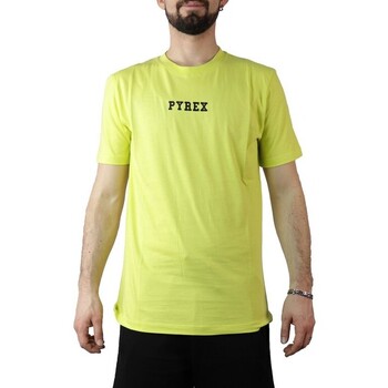 Abbigliamento Uomo T-shirt maniche corte Pyrex 40898 Giallo