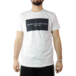 Abbigliamento Uomo T-shirt maniche corte Beverly Hills Polo Club BHPC6290 Bianco