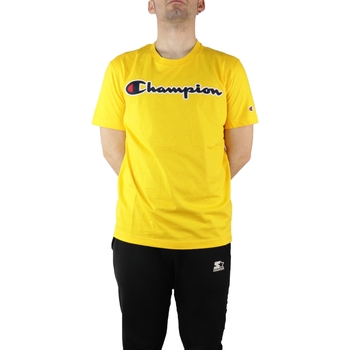 Abbigliamento Uomo T-shirt maniche corte Champion 214194 Giallo