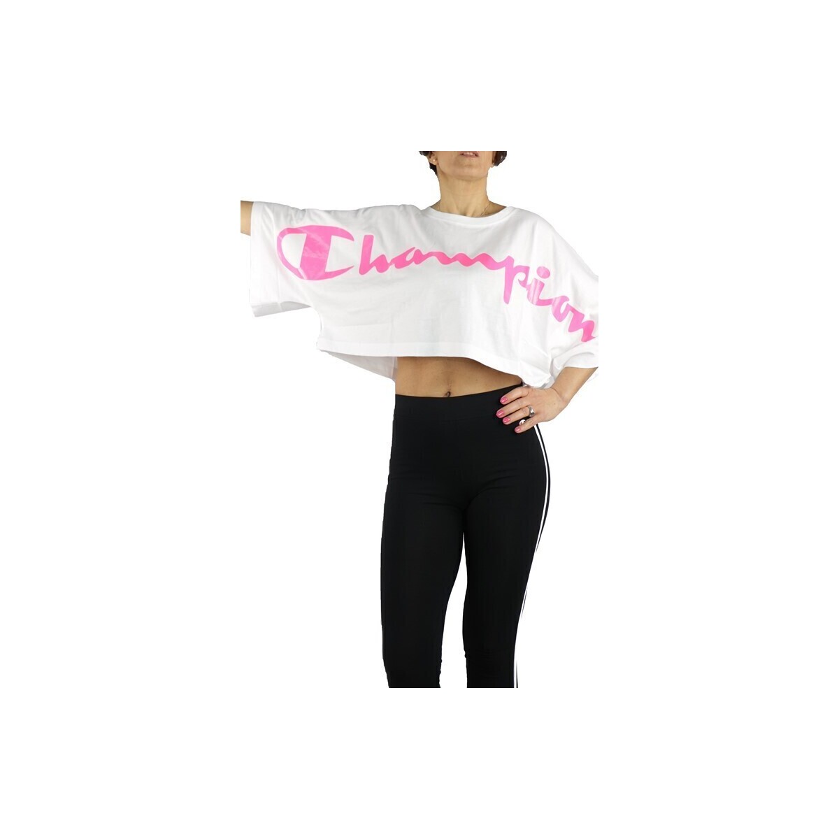 Abbigliamento Donna T-shirt maniche corte Champion 112753 Bianco