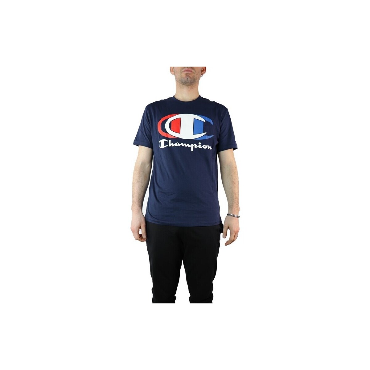 Abbigliamento Uomo T-shirt maniche corte Champion 214309 Blu