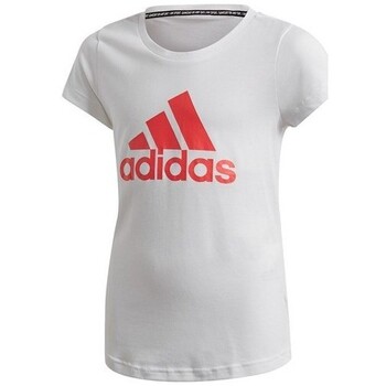 Abbigliamento Bambina T-shirt maniche corte adidas Originals FM6509 Bianco