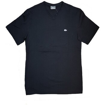 Abbigliamento Uomo T-shirt maniche corte Lacoste TH7969 Nero