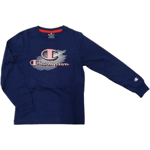 Abbigliamento Bambino T-shirts a maniche lunghe Champion 305210 Blu