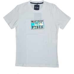 Abbigliamento Uomo T-shirt maniche corte Pyrex 40974 Bianco