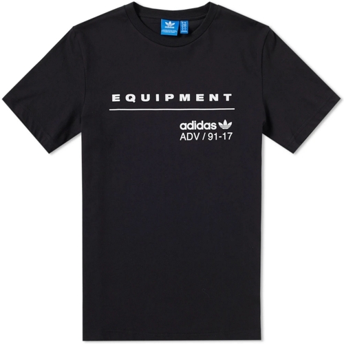 Abbigliamento Uomo T-shirt maniche corte adidas Originals BS2809 Nero
