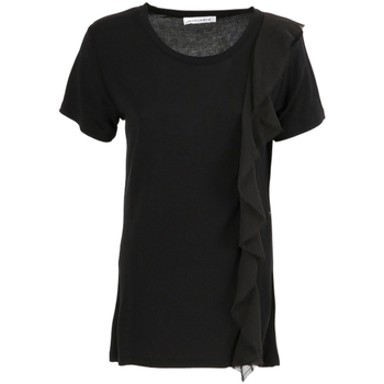 Abbigliamento Donna T-shirt maniche corte Café Noir KJT060 Nero