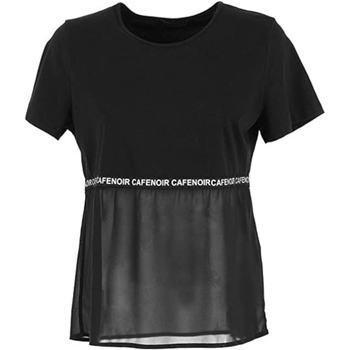 Abbigliamento Donna T-shirt maniche corte Café Noir LJT013 Nero