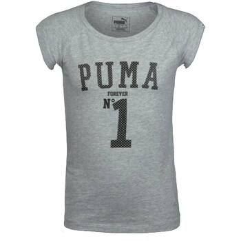 Abbigliamento Bambino T-shirt maniche corte Puma 836639 Grigio