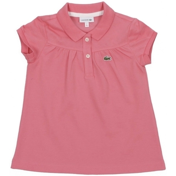 Abbigliamento Bambina T-shirt maniche corte Lacoste PJ4106 Rosa