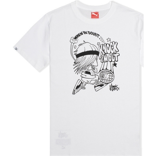 Abbigliamento Uomo T-shirt maniche corte Puma 568404 Bianco