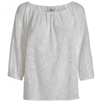 Abbigliamento Donna T-shirts a maniche lunghe Deha D23101 Bianco