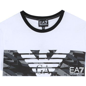 Abbigliamento Bambino T-shirt maniche corte Emporio Armani EA7 3ZBT62-BJA2Z Bianco