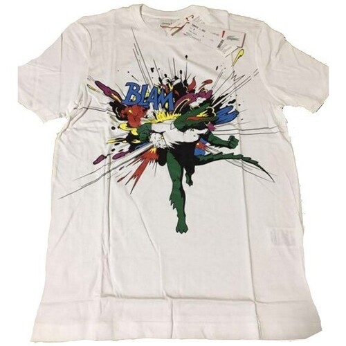 Abbigliamento Uomo T-shirt maniche corte Lacoste TH9413 Bianco