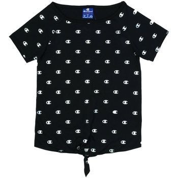 Abbigliamento Bambina T-shirt maniche corte Champion 403381 Nero