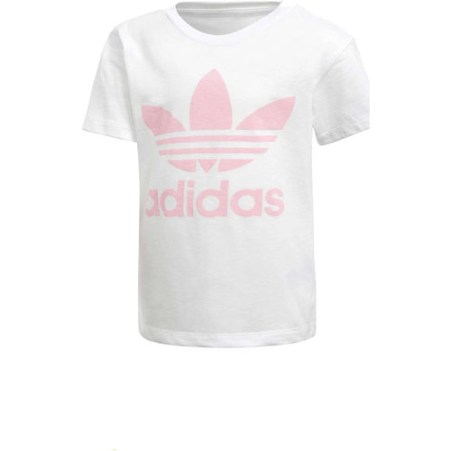 Abbigliamento Bambina T-shirt maniche corte adidas Originals DH2464 Bianco