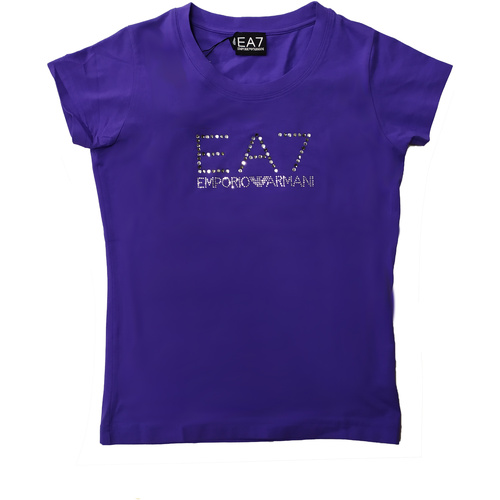 Abbigliamento Donna T-shirt maniche corte Emporio Armani EA7 283103-0S201 Viola
