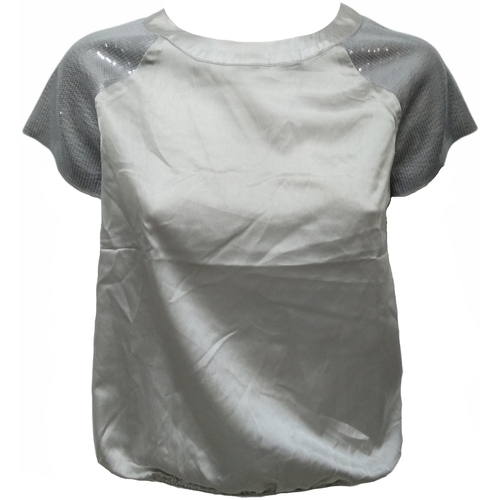 Abbigliamento Donna T-shirt maniche corte Deha D33340 Argento