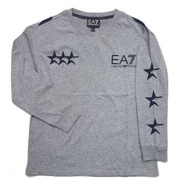 Abbigliamento Bambino T-shirts a maniche lunghe Emporio Armani EA7 6HBT55-BJ7CZ Grigio
