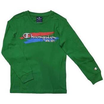 Abbigliamento Bambino T-shirts a maniche lunghe Champion 305443 Verde