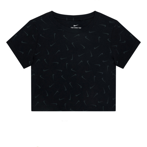 Abbigliamento Bambina T-shirt maniche corte Nike CZ1126 Nero