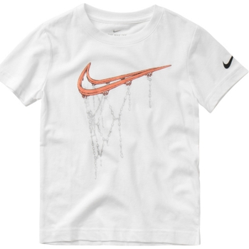 Abbigliamento Bambino T-shirt maniche corte Nike 86G891 Bianco
