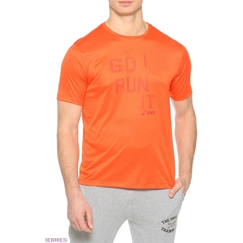 Abbigliamento Uomo T-shirt maniche corte Asics 125141 Arancio