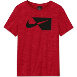 Abbigliamento Bambino T-shirt maniche corte Nike DA0282 Rosso