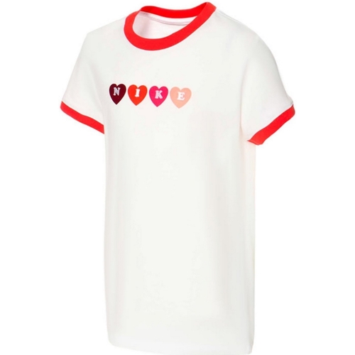 Abbigliamento Bambina T-shirt maniche corte Nike DC7724 Bianco
