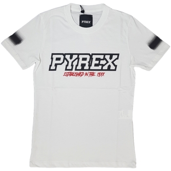 Abbigliamento Uomo T-shirt maniche corte Pyrex 42121 Bianco