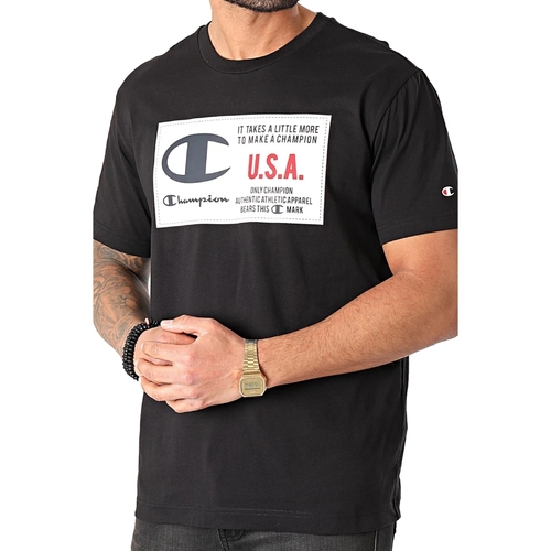 Abbigliamento Uomo T-shirt maniche corte Champion 215923 Nero