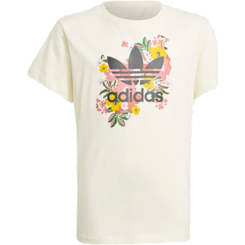 Abbigliamento Bambina T-shirt maniche corte adidas Originals GN4216 Bianco