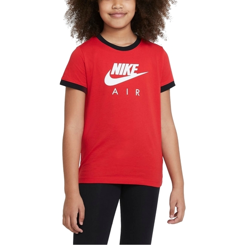 Abbigliamento Bambina T-shirt maniche corte Nike DC7158 Rosso