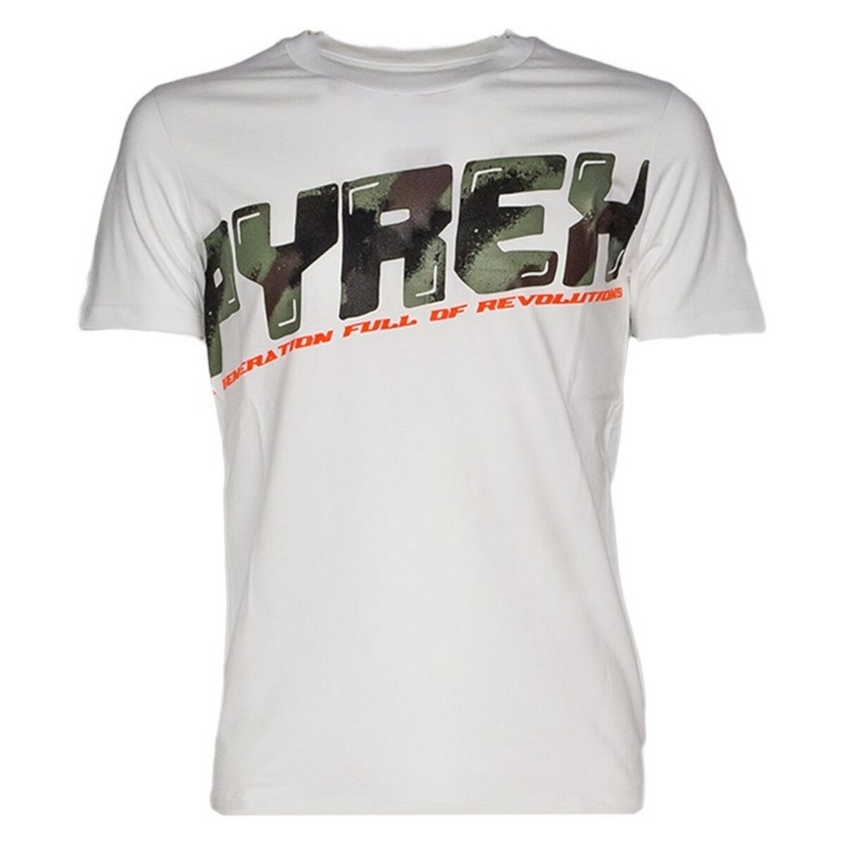Abbigliamento Uomo T-shirt maniche corte Pyrex 42313 Bianco