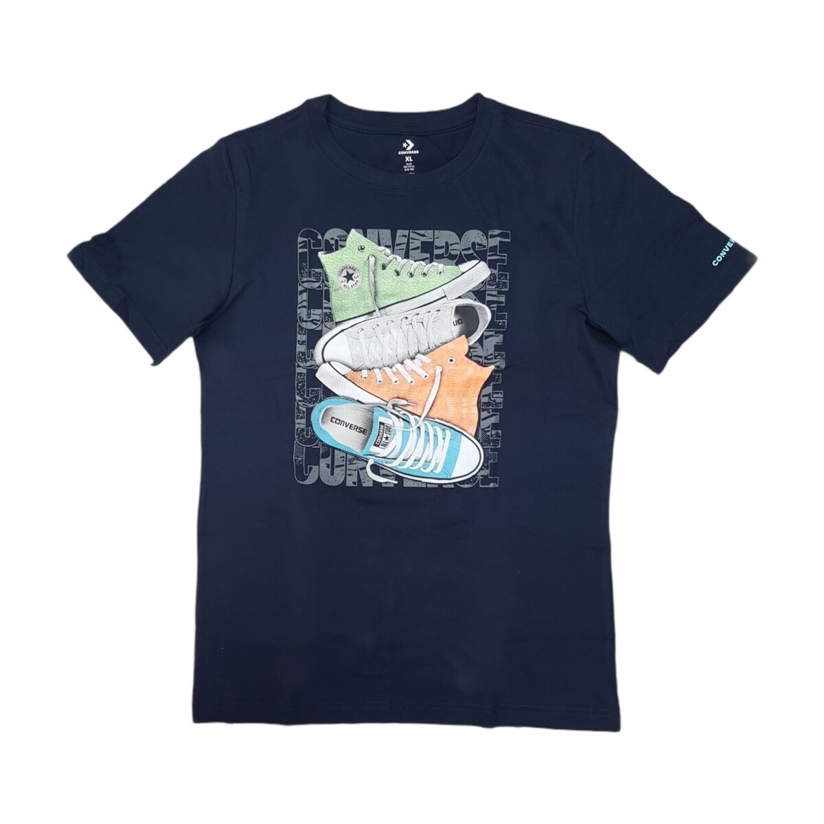 Abbigliamento Bambino T-shirt maniche corte Converse 8CB396 Blu