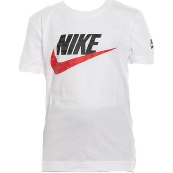Abbigliamento Bambino T-shirt maniche corte Nike 86H427 Bianco