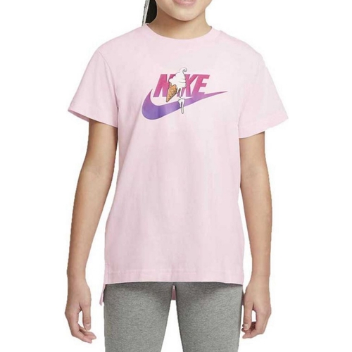 Abbigliamento Bambina T-shirt maniche corte Nike DH5912 Rosa