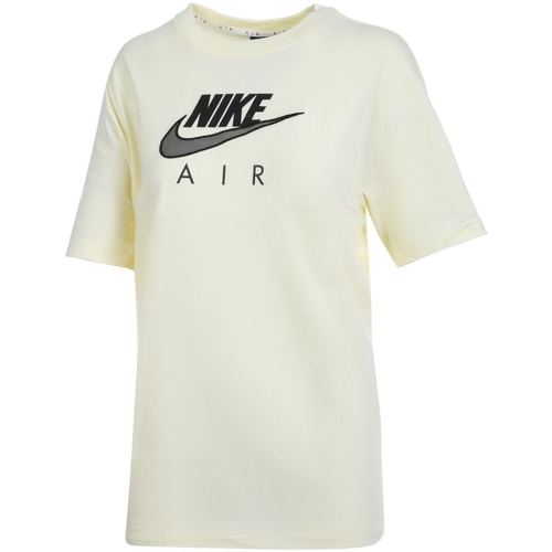 Abbigliamento Donna T-shirt maniche corte Nike CZ8614 Giallo