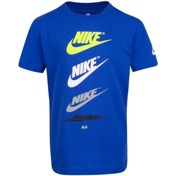 Abbigliamento Bambino T-shirt maniche corte Nike 86H797 Blu