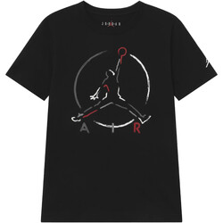 Abbigliamento Bambino T-shirt maniche corte Nike 95A563 Nero
