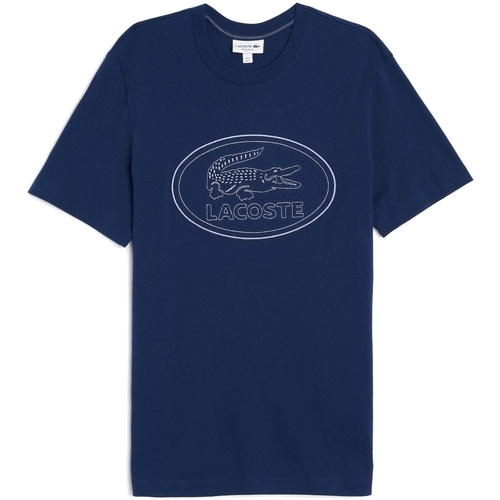 Abbigliamento Uomo T-shirt maniche corte Lacoste TH0453 Blu